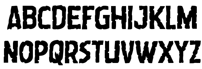 Worm Cuisine Bold Font LOWERCASE