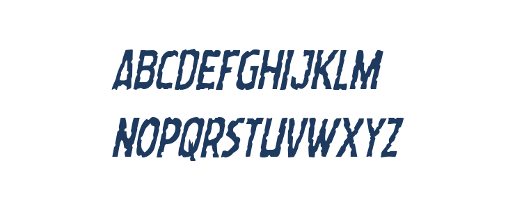 Worm Cuisine Condensed Italic Lowercase