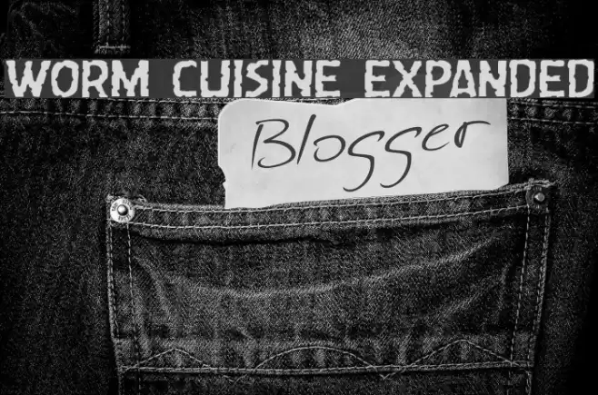 Worm Cuisine Expanded Font examples