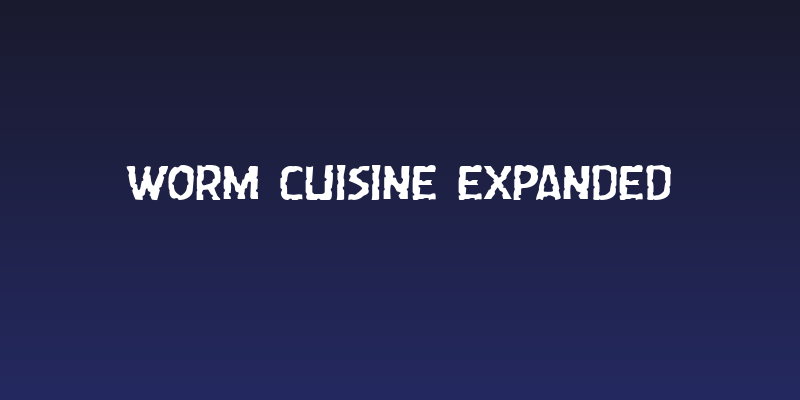 Worm Cuisine Expanded Social Header