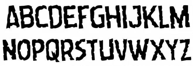 Worm Cuisine Leaning Font Litere mari