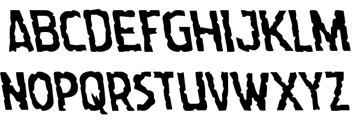 Worm Cuisine Leftalic Font LOWERCASE