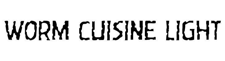 Worm Cuisine Light  Fuentes Gratis Descargar