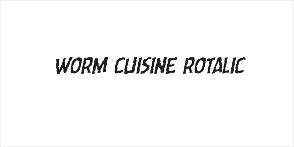 Worm Cuisine Rotalic Logo
