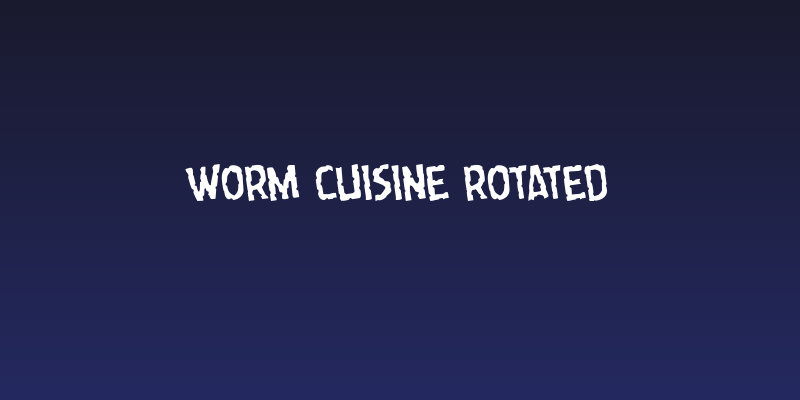 Worm Cuisine Rotated Social Header