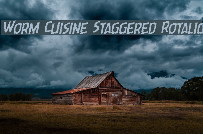 Worm Cuisine Staggered Rotalic Example 2