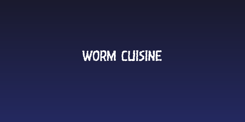 Worm Cuisine Social Header