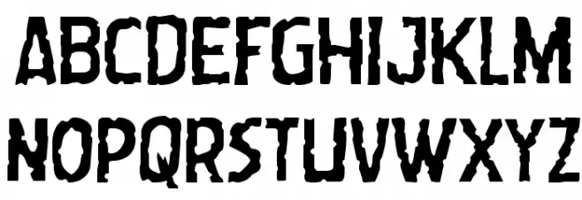 Worm Cuisine Font LOWERCASE