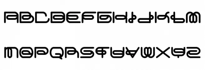 Worm Schriftart Groß