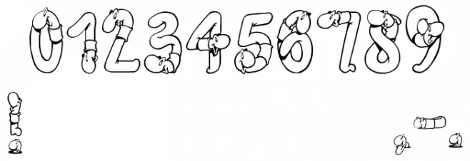 WormBeeline Font OTHER CHARS