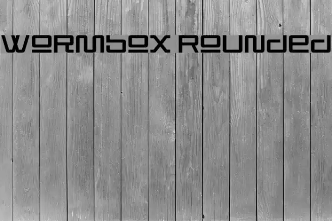 Wormbox Rounded Font examples