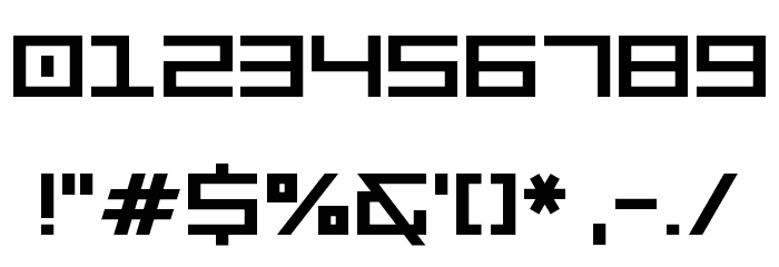Wormbox Sharp Font OTHER CHARS