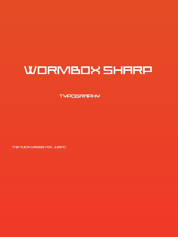 Wormbox Sharp Poster