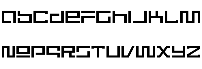 Wormbox Sharp Font LOWERCASE