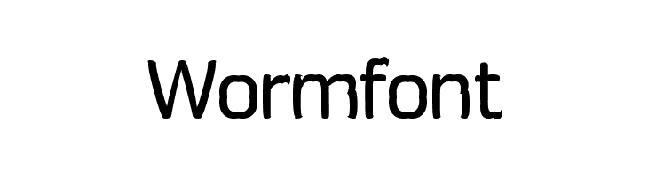 Wormfont Font