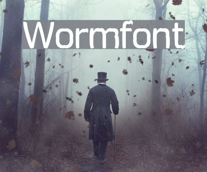 Wormfont Font examples