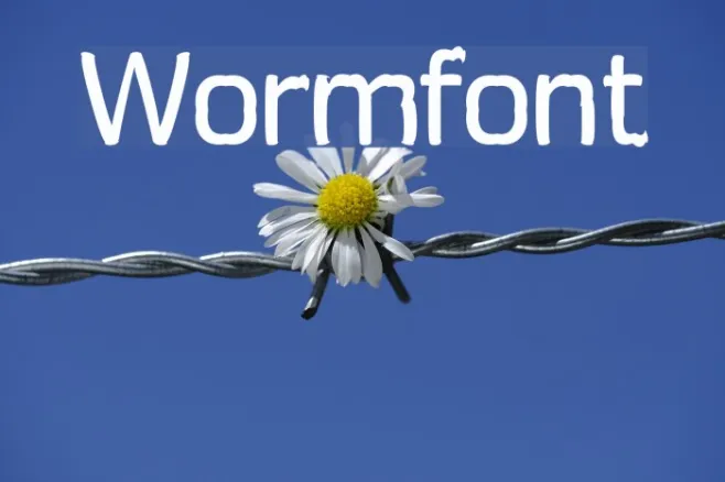 Wormfont Example 2