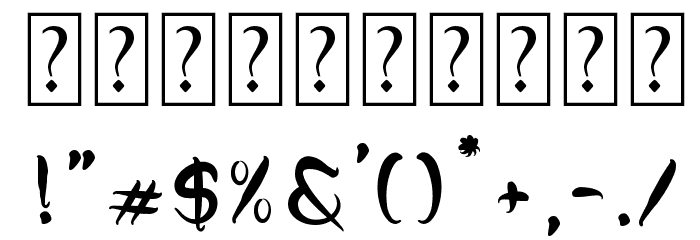 Wormies Font OTHER CHARS