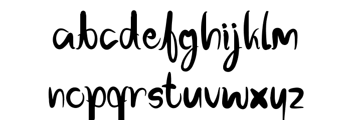 Wormies Font LOWERCASE