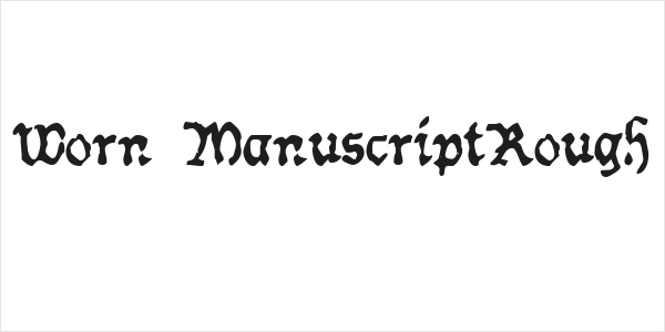 Worn ManuscriptRough Logo