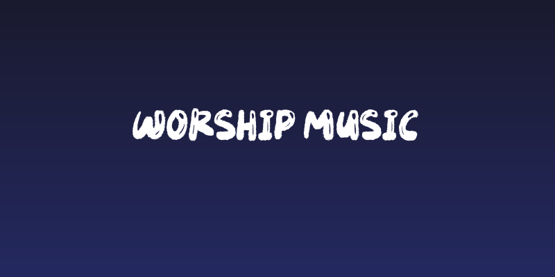 Worship Music Social Header