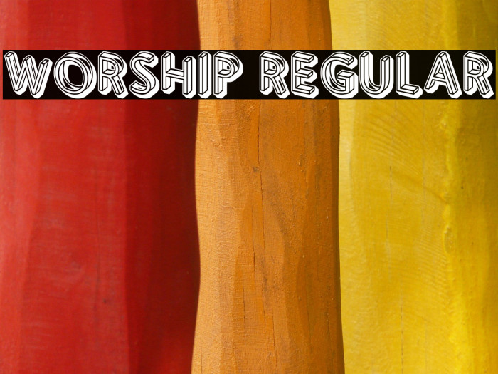 Worship Regular Example 3