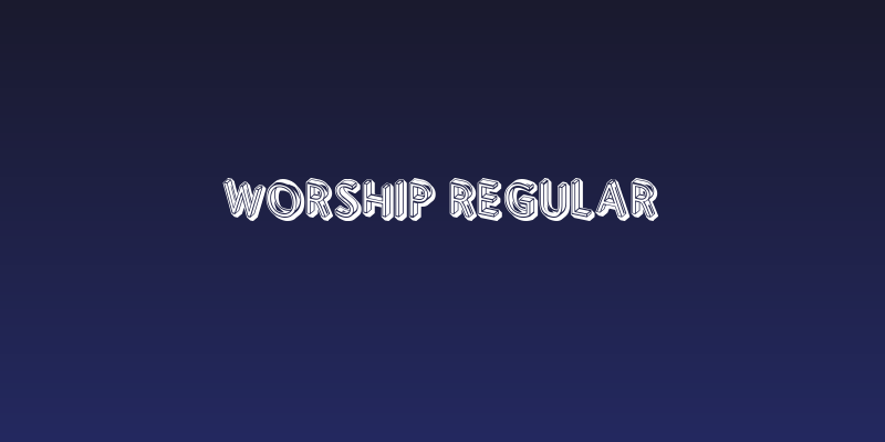 Worship Regular Social Header