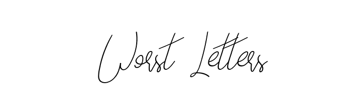 Worst Letters  font caratteri gratis