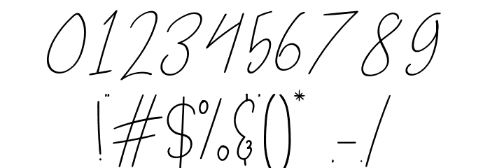 Worst Letters Font OTHER CHARS