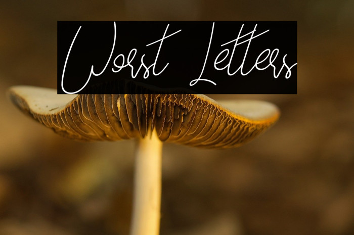 Worst Letters Example 1