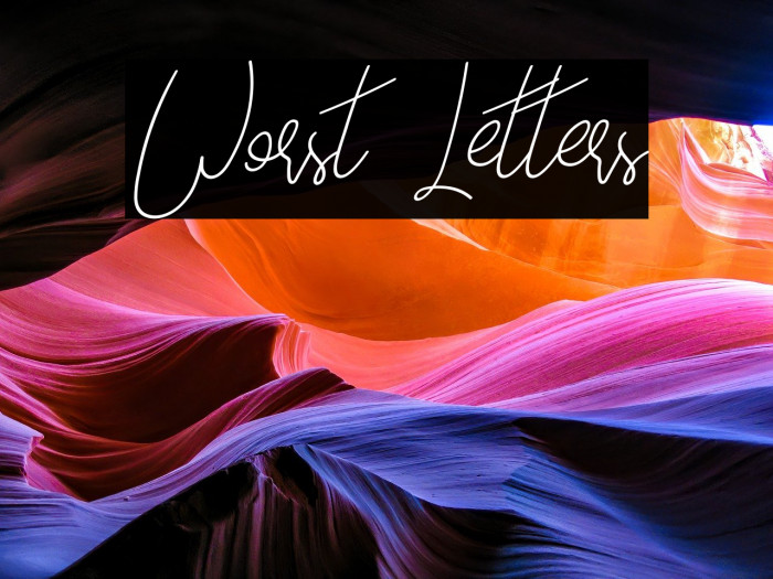 Worst Letters Example 2