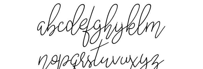 Worst Letters Font LOWERCASE