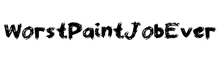 WorstPaintJobEver  नि: शुल्क फ़ॉन्ट्स डाउनलोड