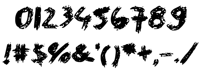 WorstPaintJobEver Font OTHER CHARS