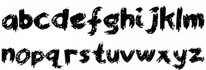 WorstPaintJobEver フォント 小文字