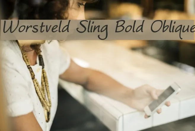 Worstveld Sling Bold Oblique Example 3