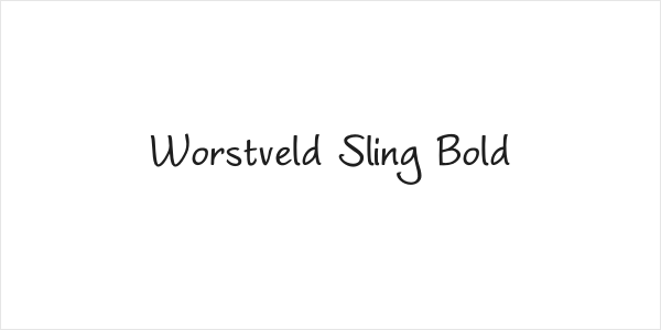 Worstveld Sling Bold Logo