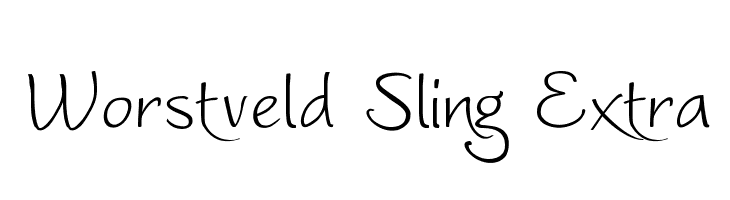 Worstveld Sling Extra  baixar fontes gratis