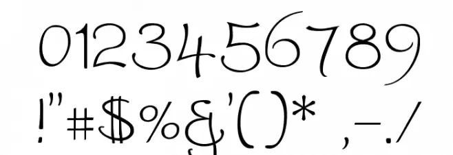 Worstveld Sling Extra Font OTHER CHARS