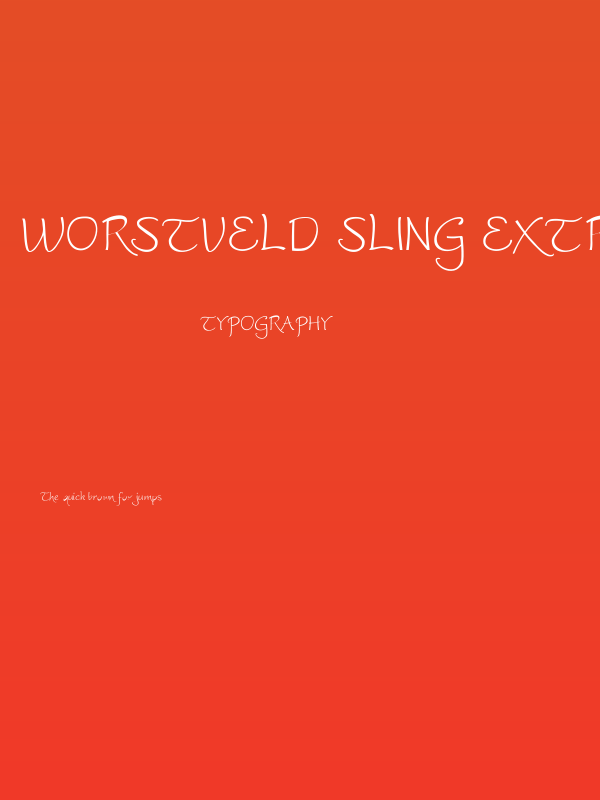 Worstveld Sling Extra Poster