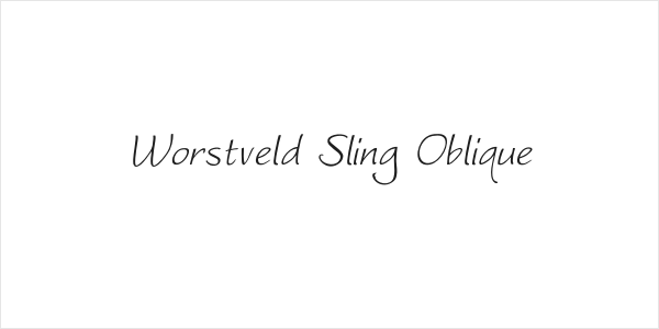 Worstveld Sling Oblique Logo