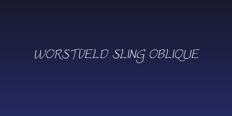 Worstveld Sling Oblique Social Header