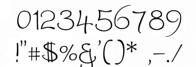 Worstveld Sling Font OTHER CHARS