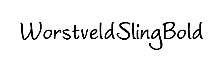 WorstveldSlingBold  नि: शुल्क फ़ॉन्ट्स डाउनलोड