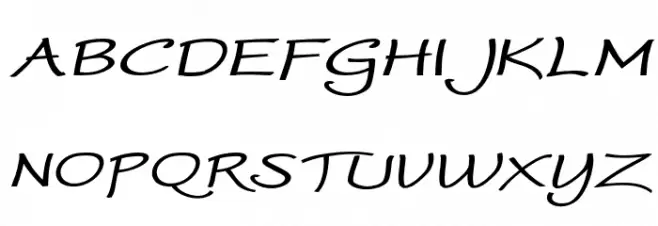 WorstveldSlingBoldExpandOblique Schriftart Groß