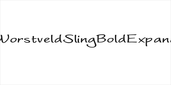 WorstveldSlingBoldExpand Logo