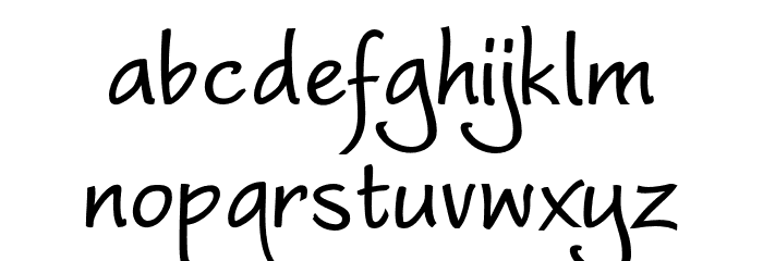 WorstveldSlingBold Font LOWERCASE