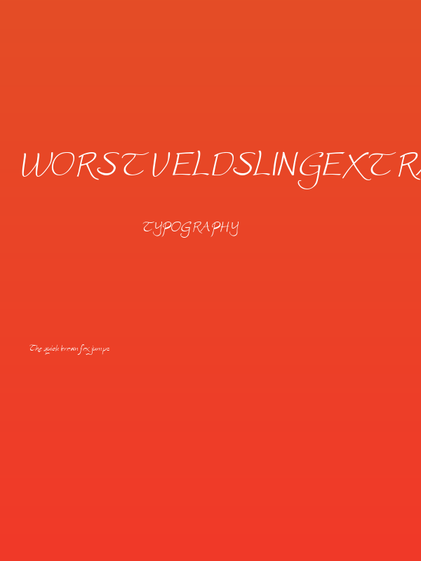 WorstveldSlingExtra2Oblique Poster