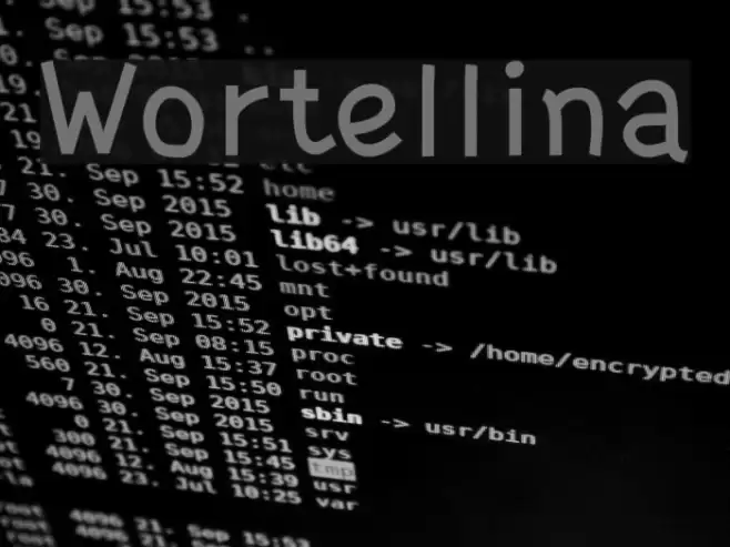 Wortellina Font examples