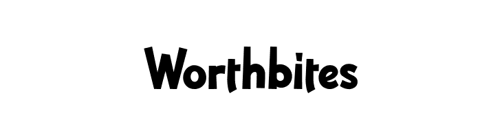 Worthbites  नि: शुल्क फ़ॉन्ट्स डाउनलोड